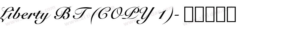 Liberty BT (COPY 1)字体转换